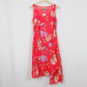 Kate & Mallory Floral Print Faux Wrap Dress